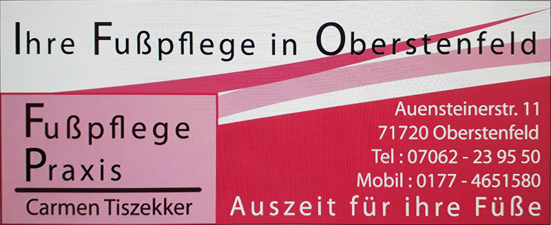 Fußpflege Carmen Tiszekker - Auszeit für Ihre Füße